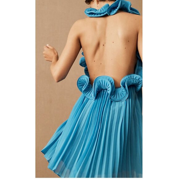 AMUR Mimi Mini dress Aquarius Blue - Size 6 - Picture 2 of 8